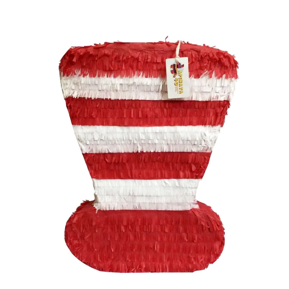 Large Red & White Hat Pinata
