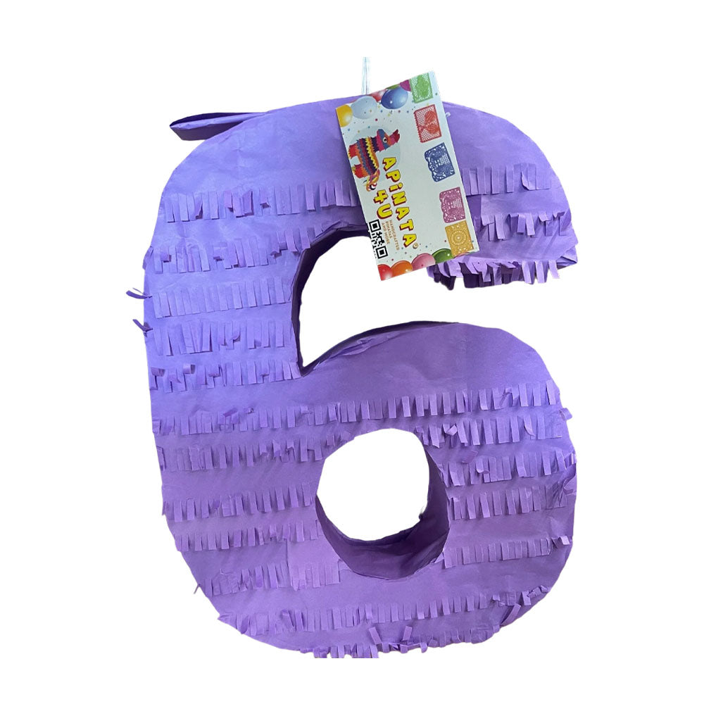 Number Six Pinata
