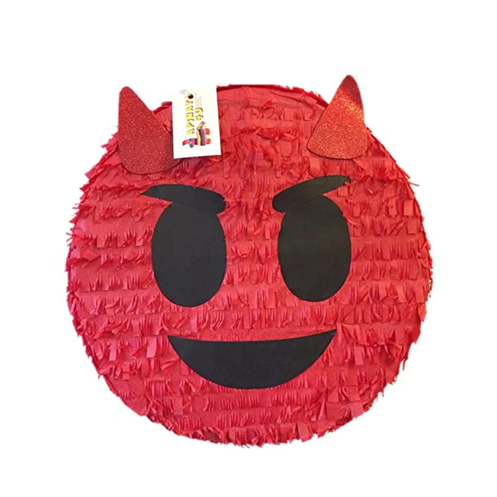 Red Emoticon Pinata