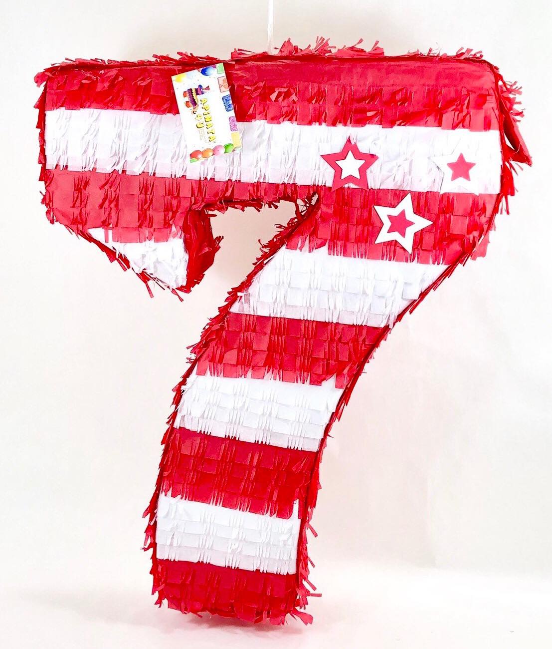 Number Seven Pinata Stars Themed