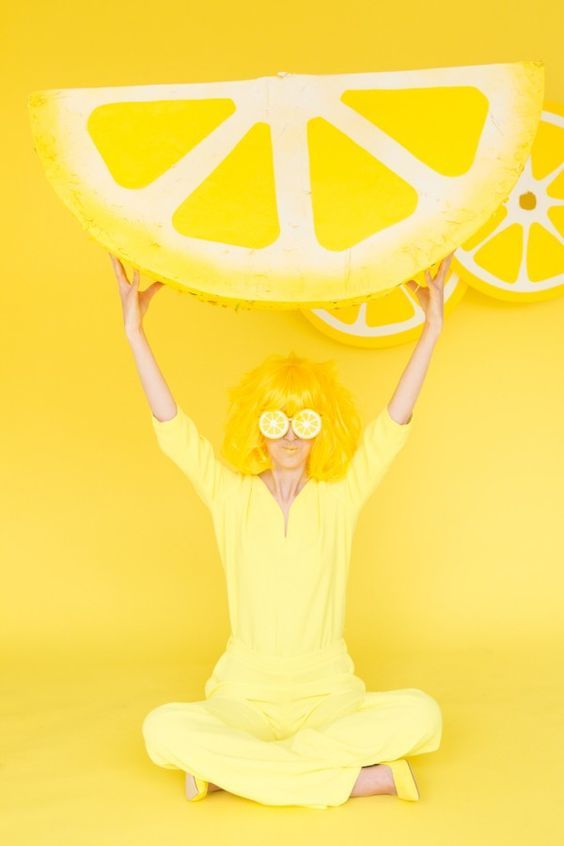 GIANT LEMON PINATA