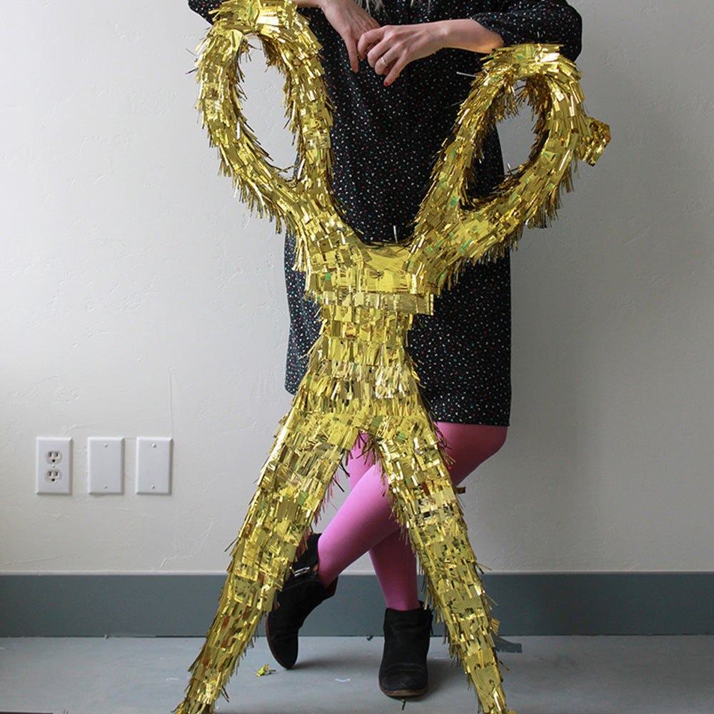 GOLD SCISSORS PINATA