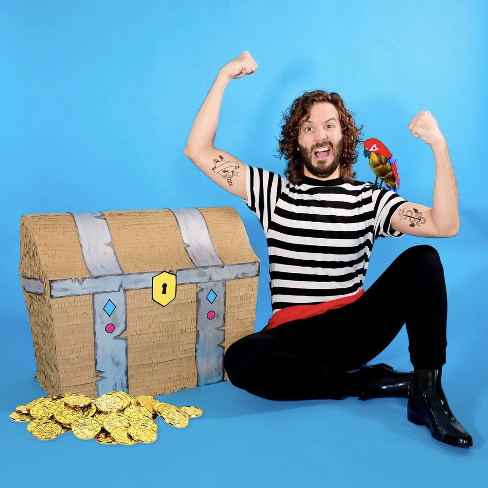 Large Treasure Chest Pinata 2 Feet Tall