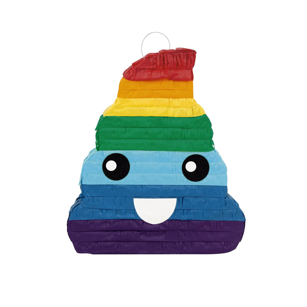ASSORTED COLORS ASYMMETRICAL PINATA