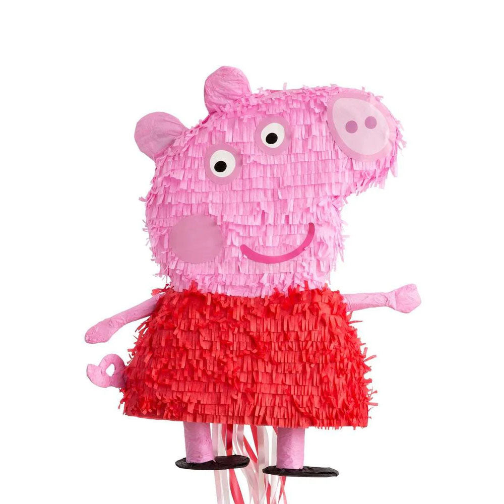 Pull String Peppa Pig Pinata 28 Inch Tall