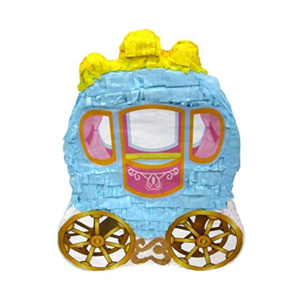 PRINCESS CARRIAGE PINATA, PULL STRING