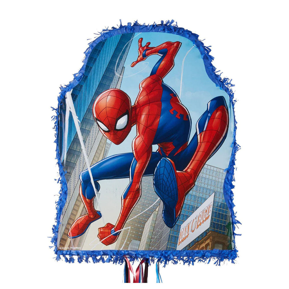 BLUE SPIDERMAN PULL STRING PINATA