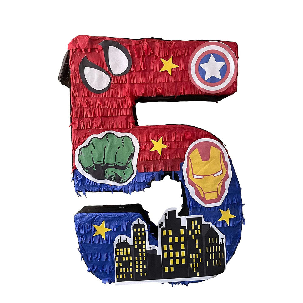 Superhero Number 5 Pinata
