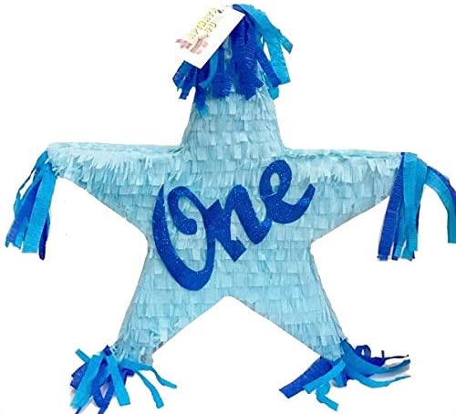 Blue ONE Star Pinata for First Birthday