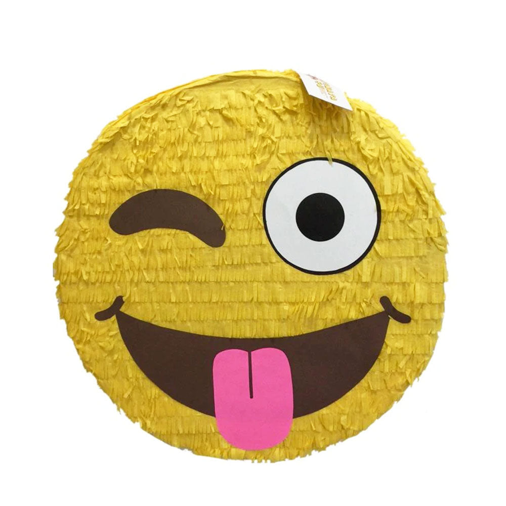 Winking Emoticon Pinata 20"
