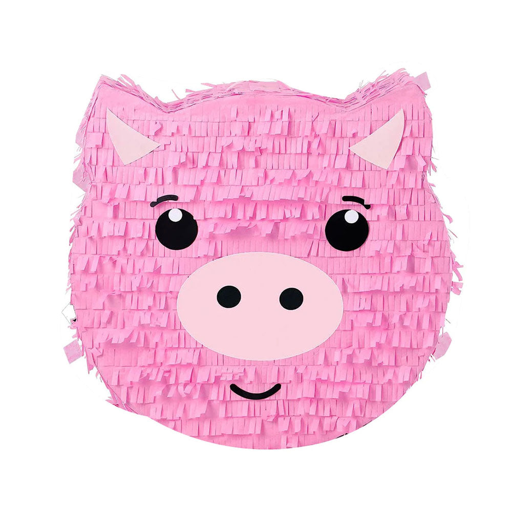 PINK PIG PULL STRING PINATA