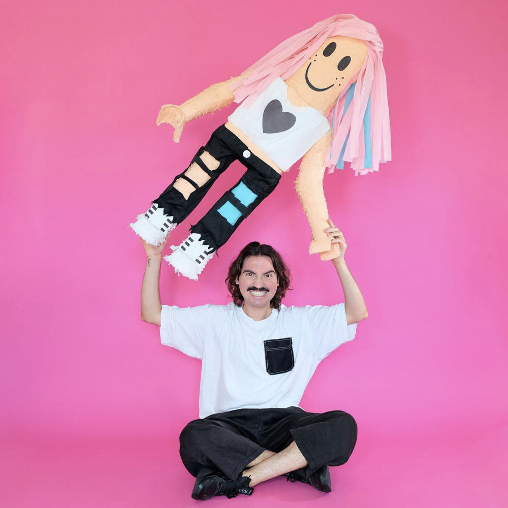 Giant Roblox Pink Hair Pinata 3 Feet Tall
