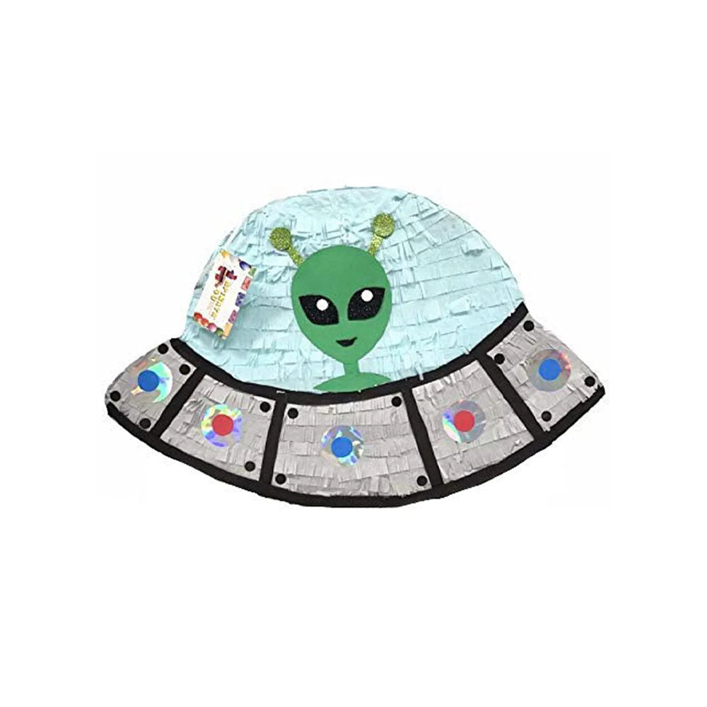 2-D Alien Spaceship Pinata Out of this World Theme