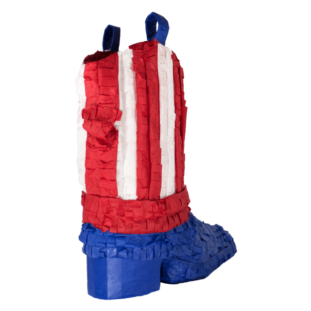 American Flag Patriotic Boot Pinata