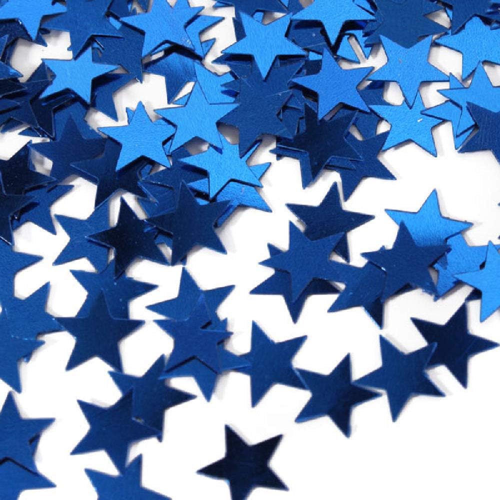 Metallic Blue Star Confetti, 0.5oz., 1 Ct.