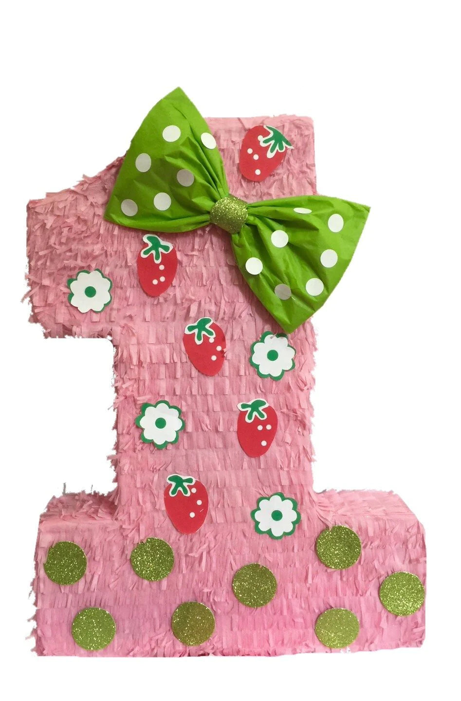 Strawberry Theme Number One Pinata