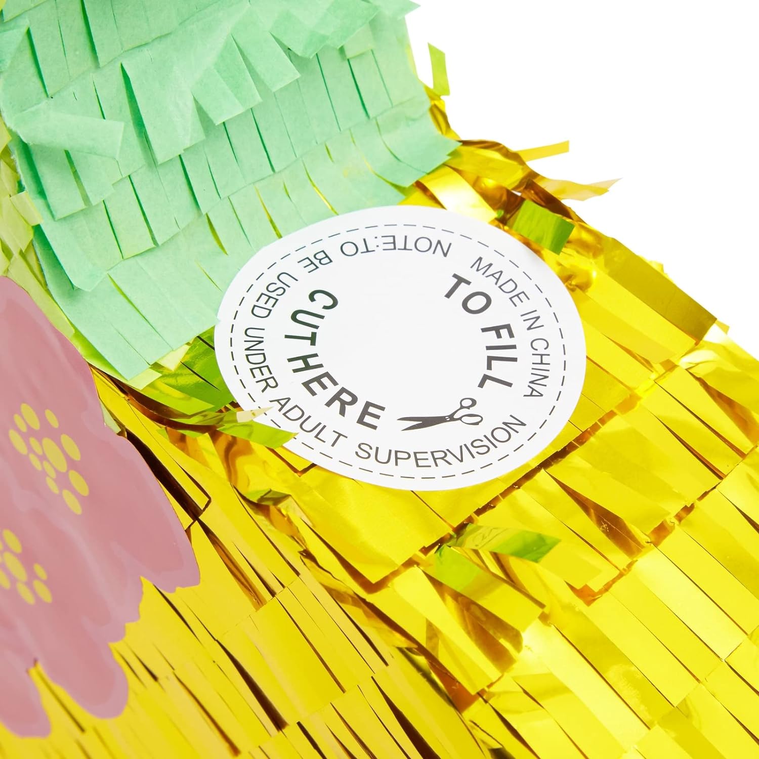 Pineapple Pinata for Hawaiian Luau Party