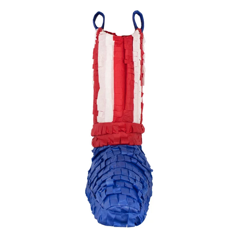 American Flag Patriotic Boot Pinata