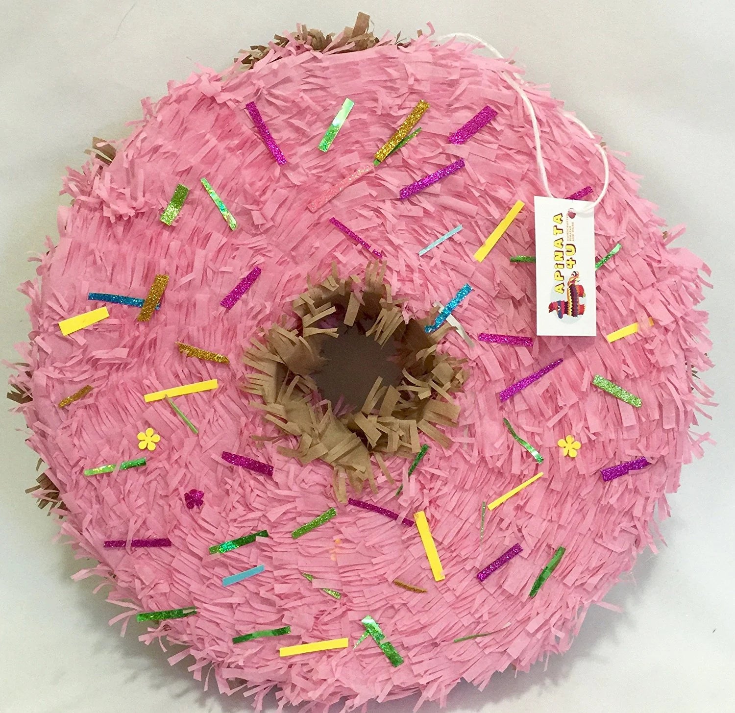 Light Pink Doughnut Shape Pinata