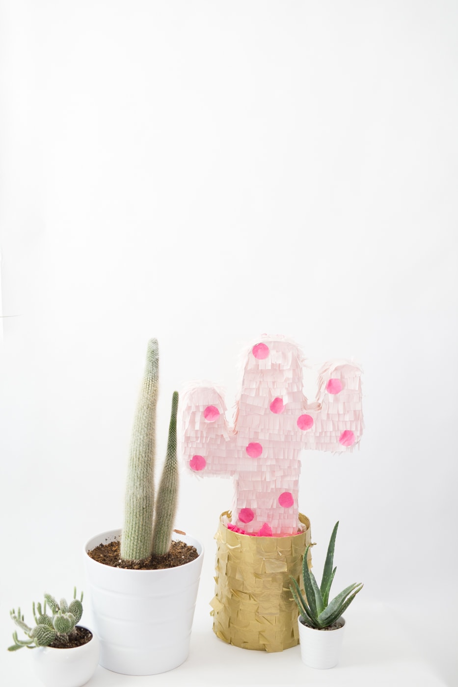 PINK & GOLD CACTUS PINATA