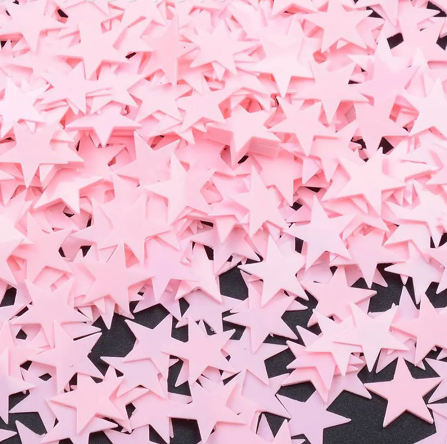 Soft Pink Star Confetti, 0.5oz., 1 Ct.
