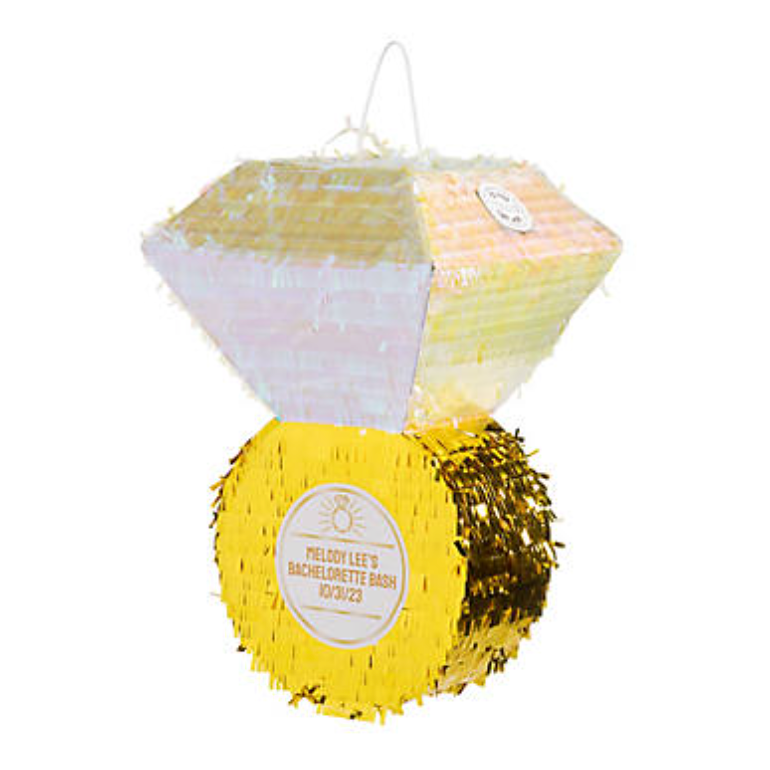 Personalized Diamond Ring Piñata