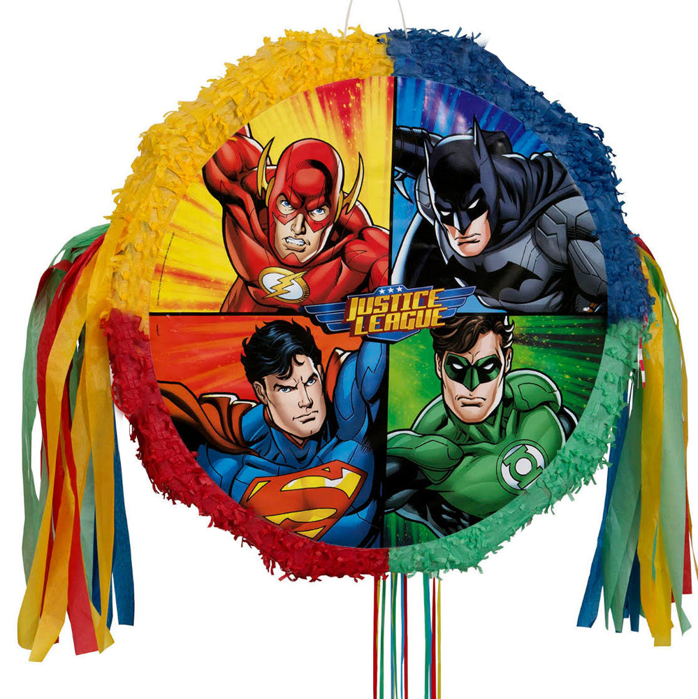 JUSTICE LEAGUE PULL STRING PINATA
