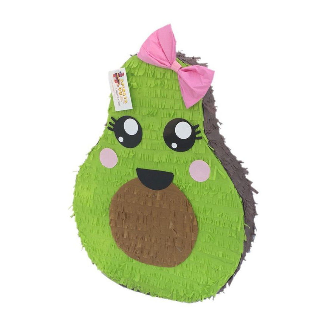 Avocado Pinata with Pink Bow