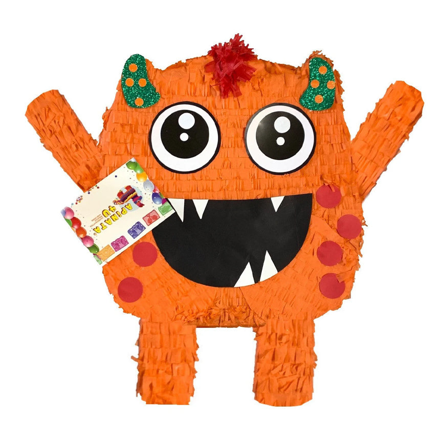 ORANGE MONSTER PINATA