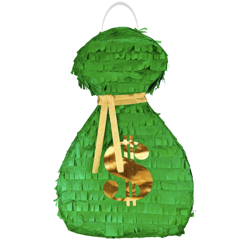 GREEN MONEY BAG PIÑATA
