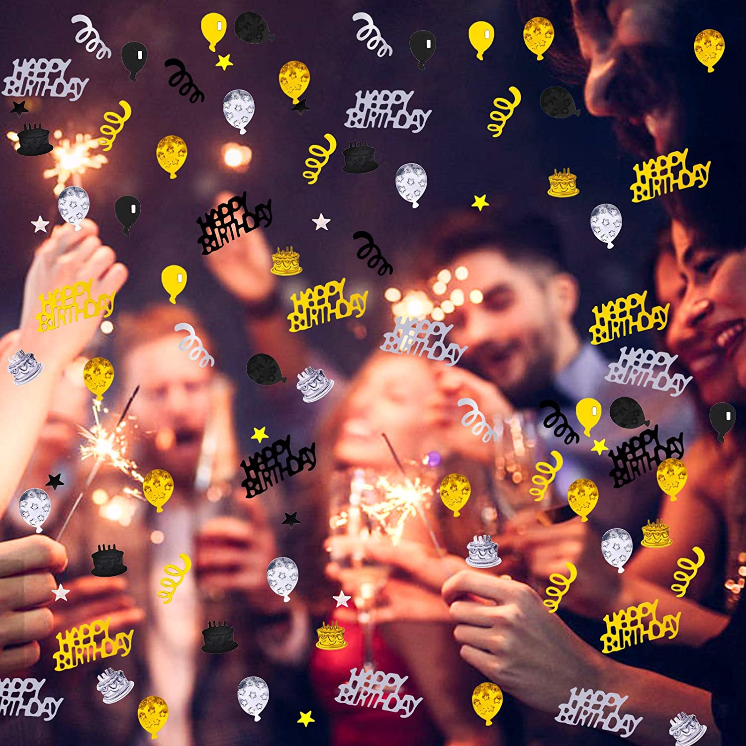 Happy Birthday Party Glitter Confetti
