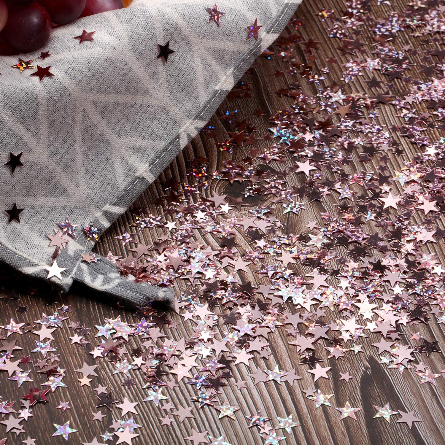 Rose Gold Star Glitter Confetti 30 Grams/ 1 Ounce