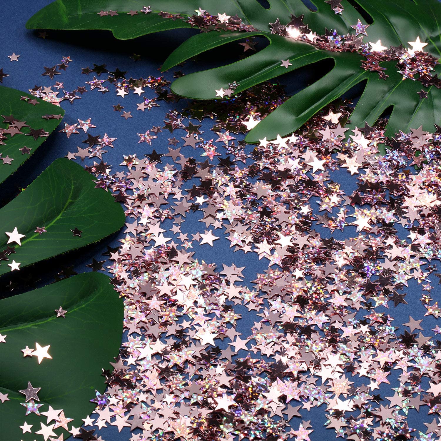 Rose Gold Star Glitter Confetti 30 Grams/ 1 Ounce