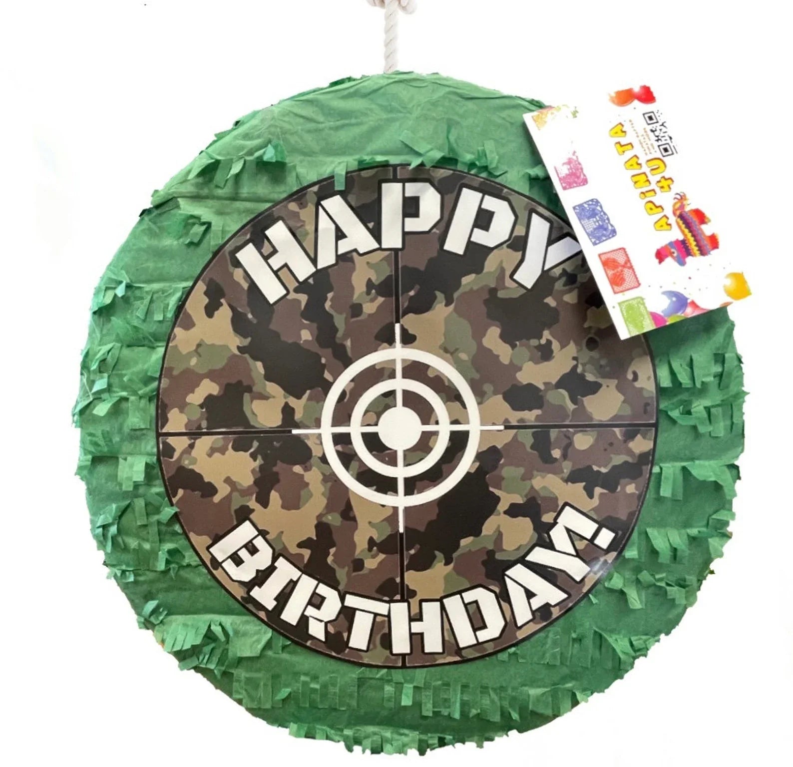 Green Camouflage Pinata