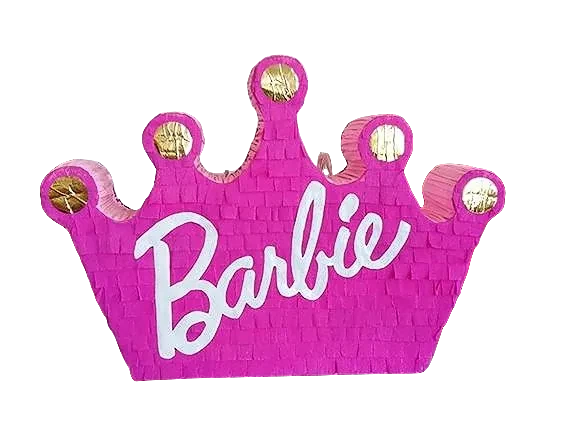 BARBIE CROWN PINATA