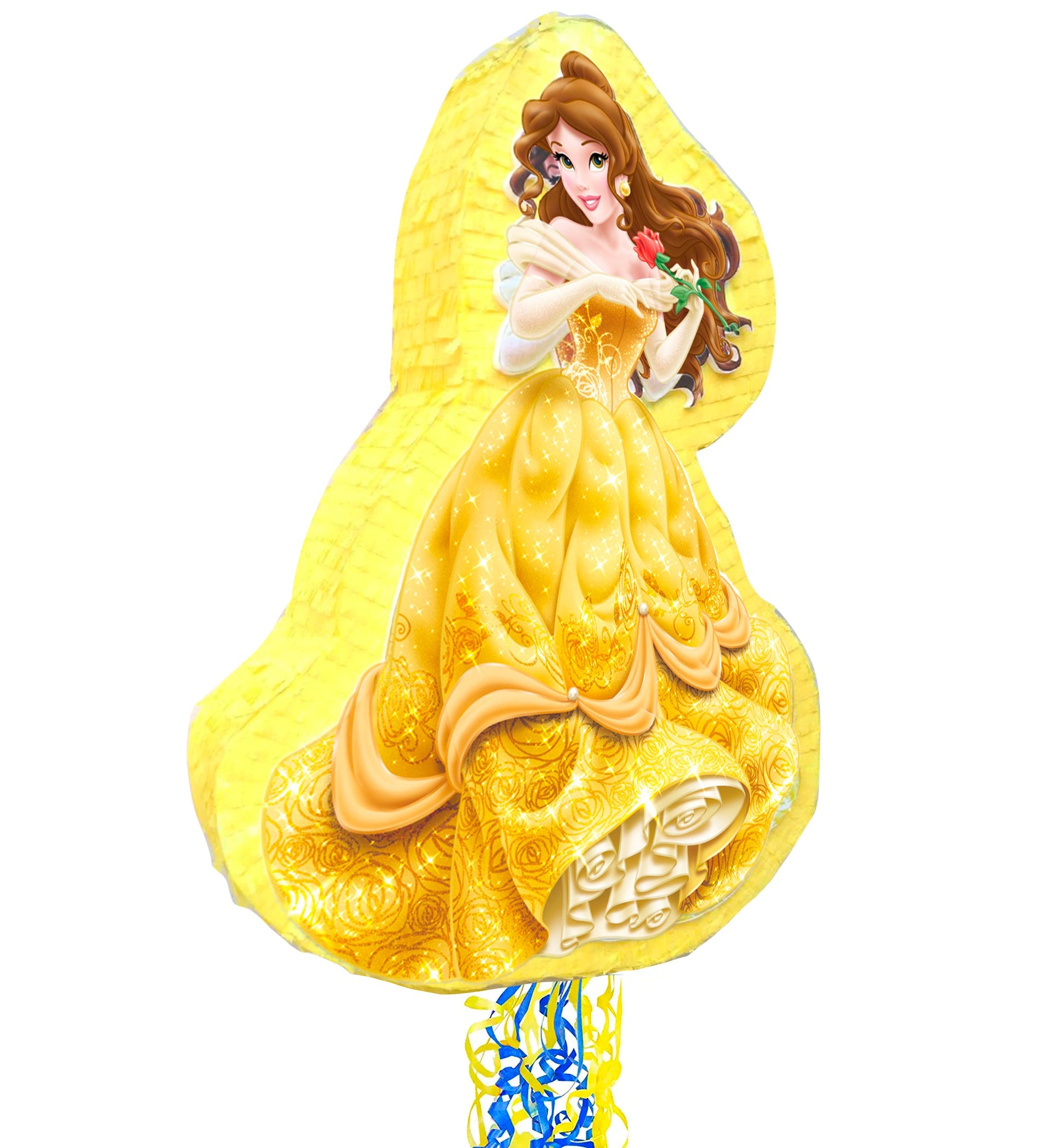 Belle Pinata with Pull Strings