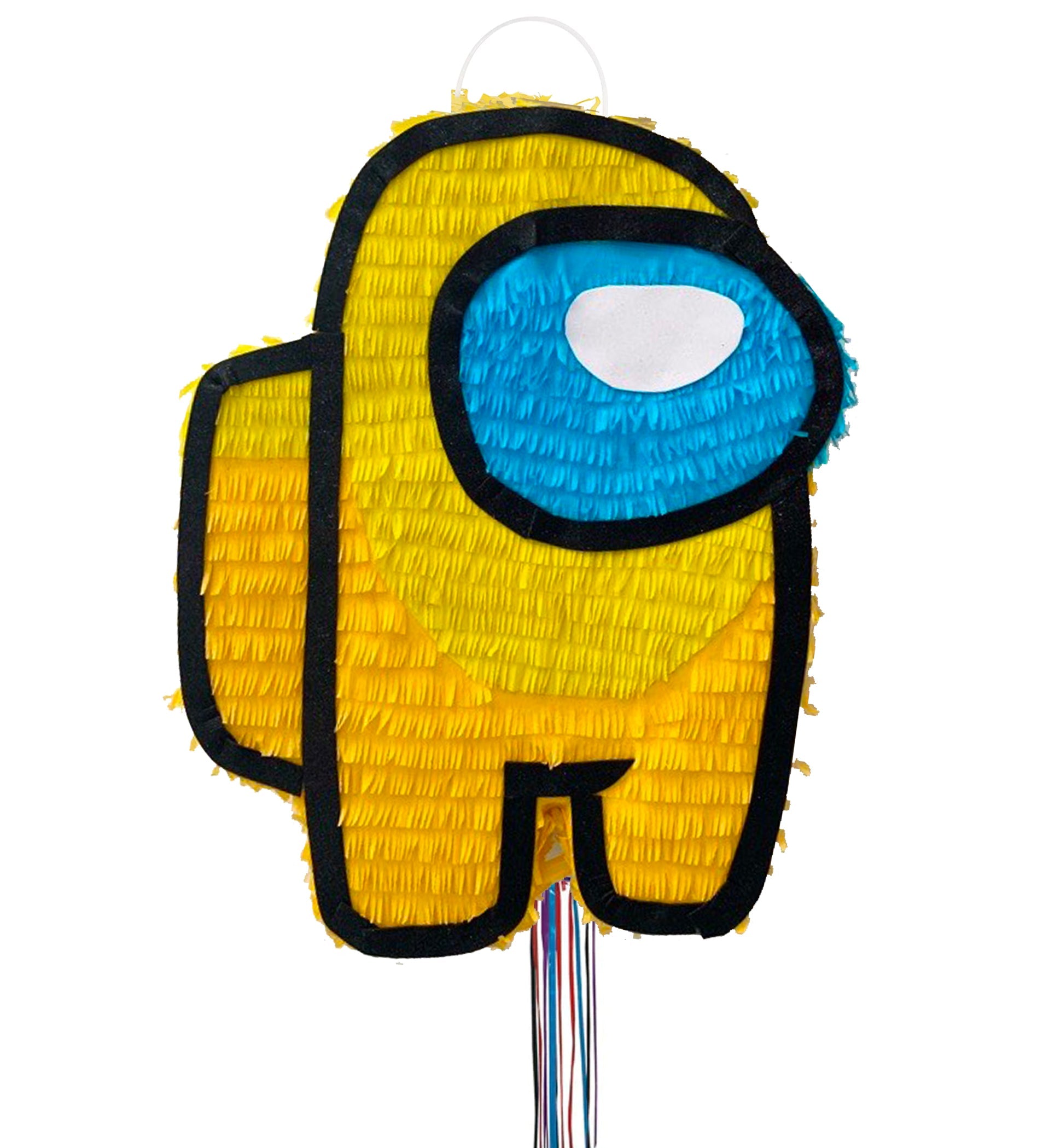 Yellow Among Us Pull String Pinata 22 Inch (H)