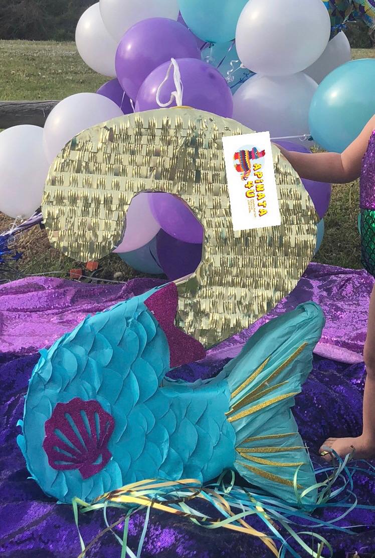 Number Two Pinata Under the Sea Theme