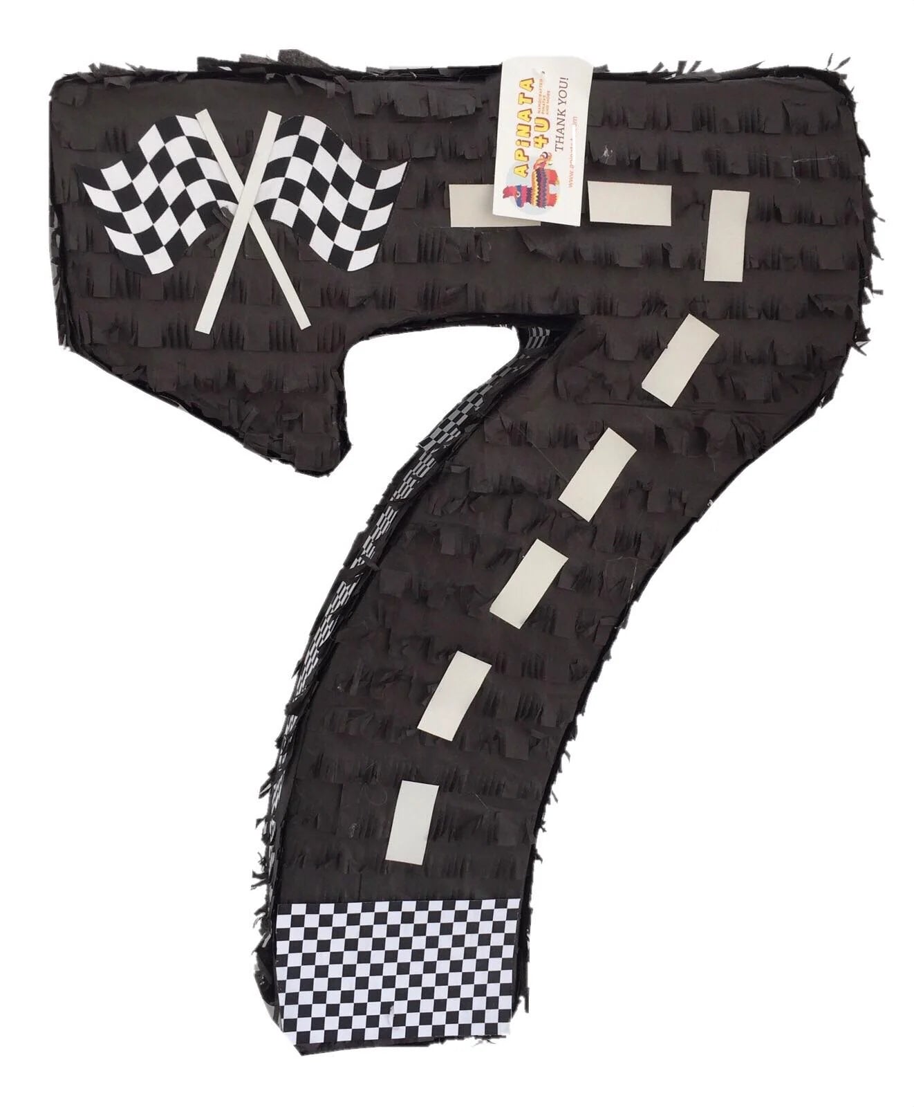 Number Seven Pinata Race Car Theme Off Road Theme