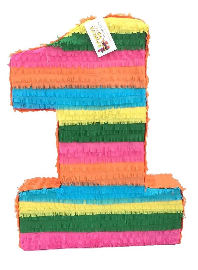 Number One Pinata Fiesta Theme First Birthday