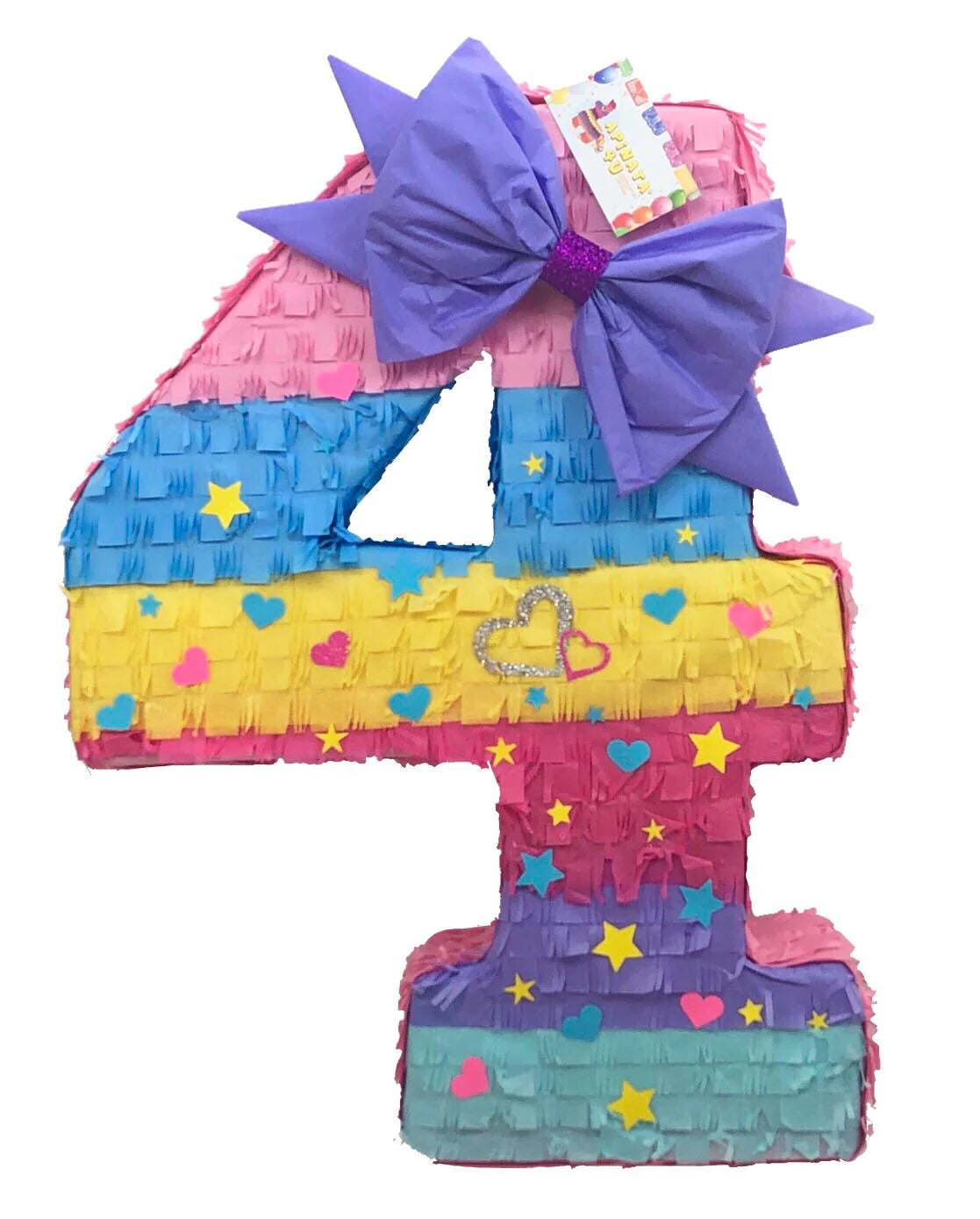 Number Four Pinata