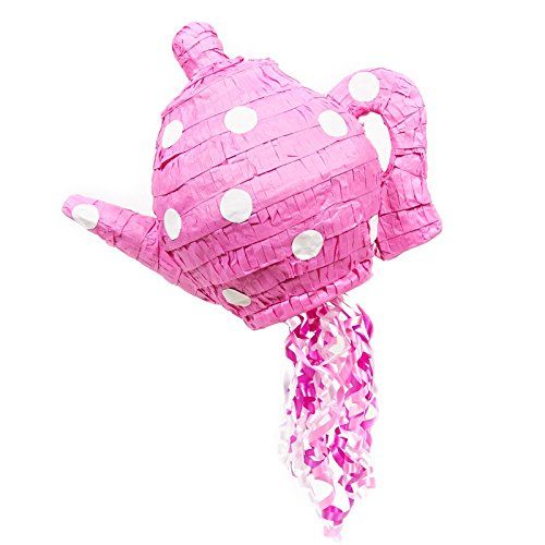 Pink Tea Pot Pull String Pinata