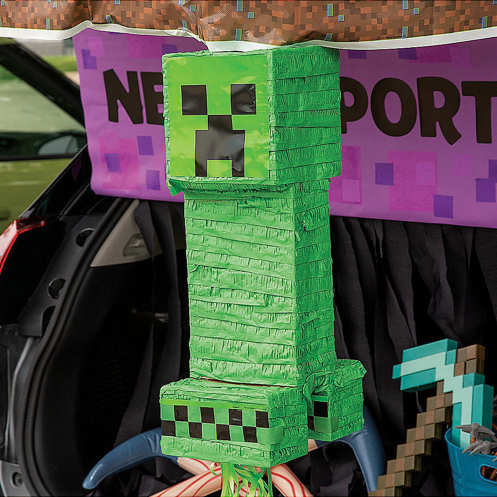 Minecraft Creeper Pull-String Piñata