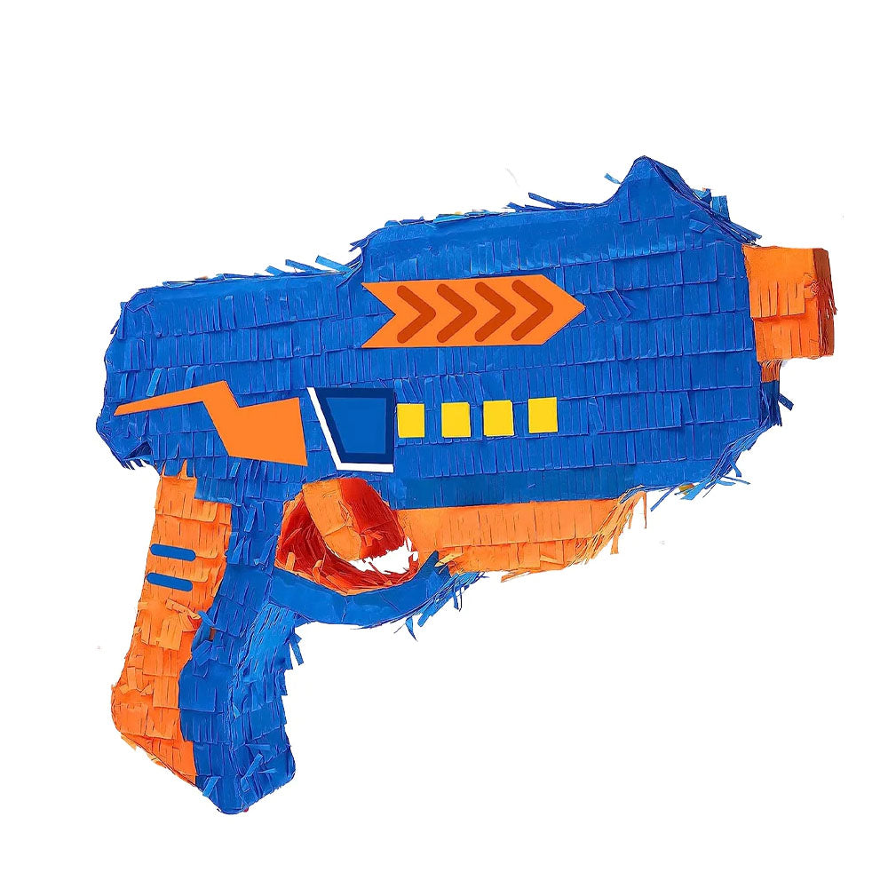 Blue and Orange Nerf Gun Pinata