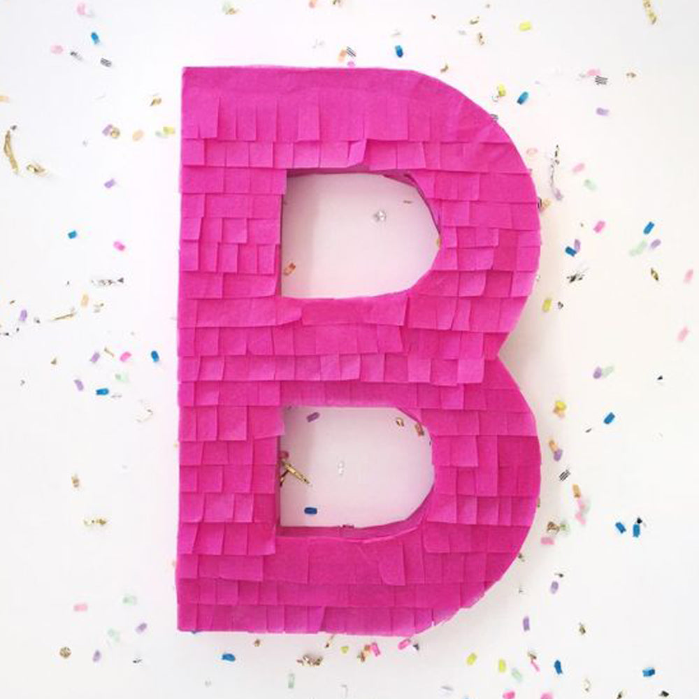 PINK LETTER PINATA