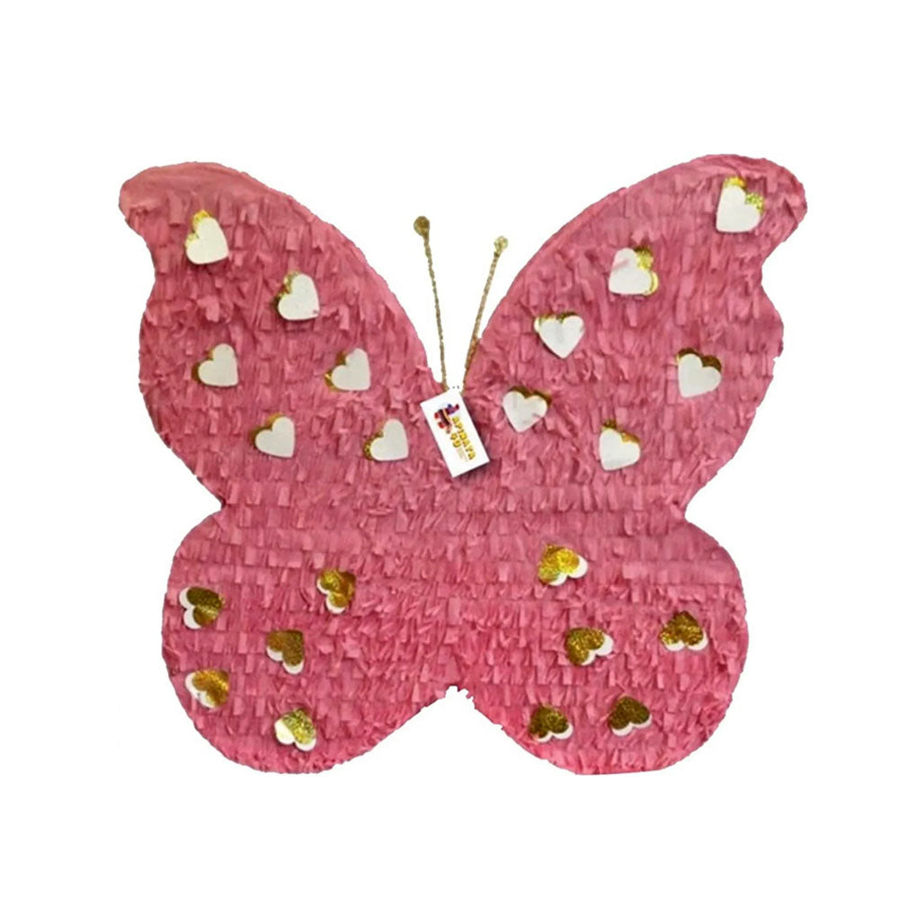 Pink & Gold Butterfly Pinata