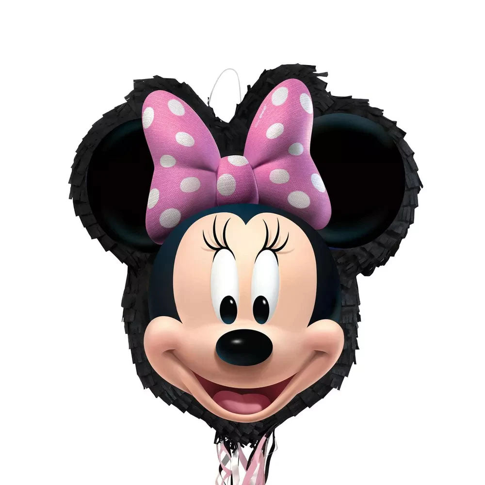 Pull String Minnie Mouse Pinata