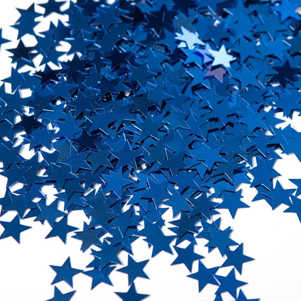 Metallic Blue Star Confetti, 0.5oz., 1 Ct.