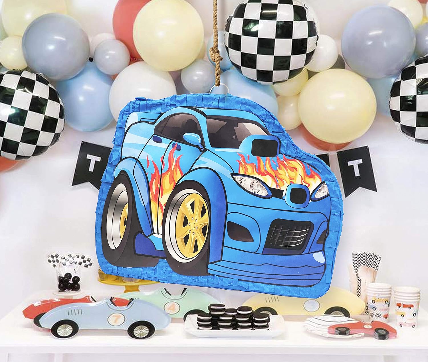 Blue Speed Racer Car Pinata