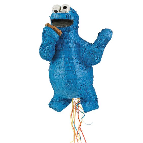 Cookie Monster Pull-String Pinata